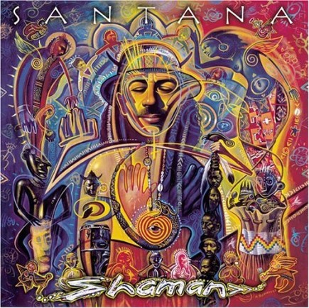 Cubierta del álbum Shaman (2002) de Santana